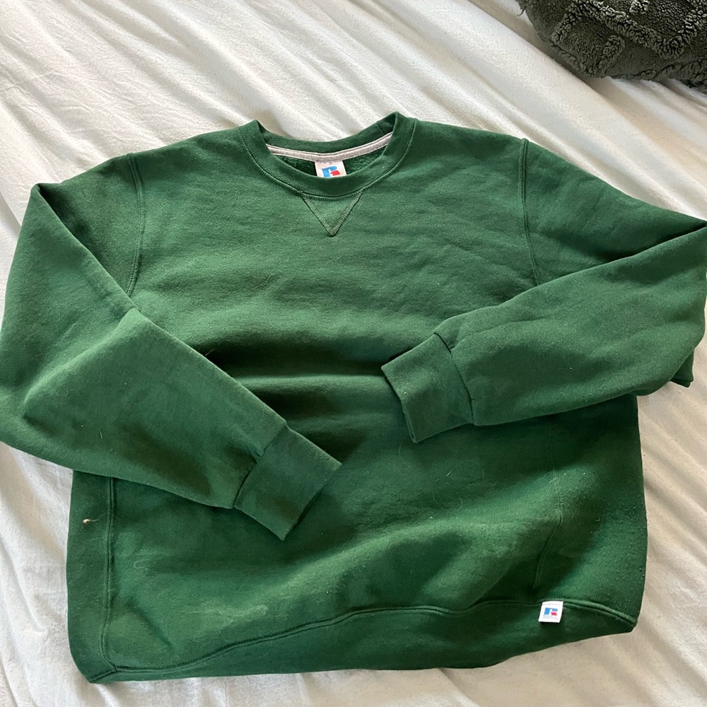 Russell Athletic Forest Green Crewneck Sweatshirt
